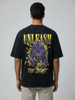 Downshoulder Tshirts Front and Back Puff Panther Combo Pack - Image 6