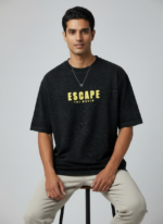 Downshoulder Tshirts Front and Back Puff Panther Combo Pack - Image 3